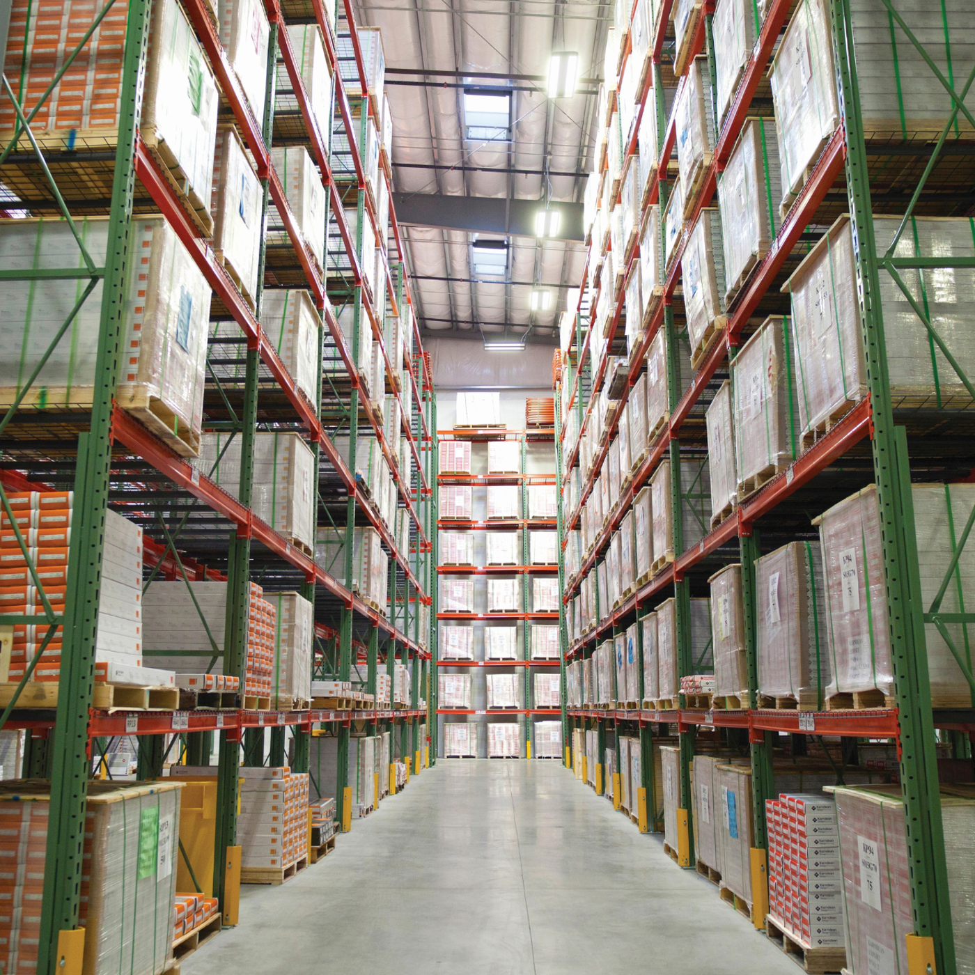 Karndean USA warehouse uses natural lighting to reduce energy consumption