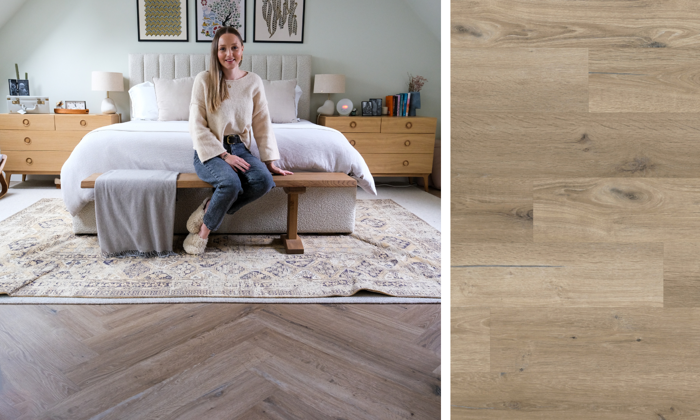 Beth Sandland's Cotswolds home renovated with white character oak wood flooring from Karndean
