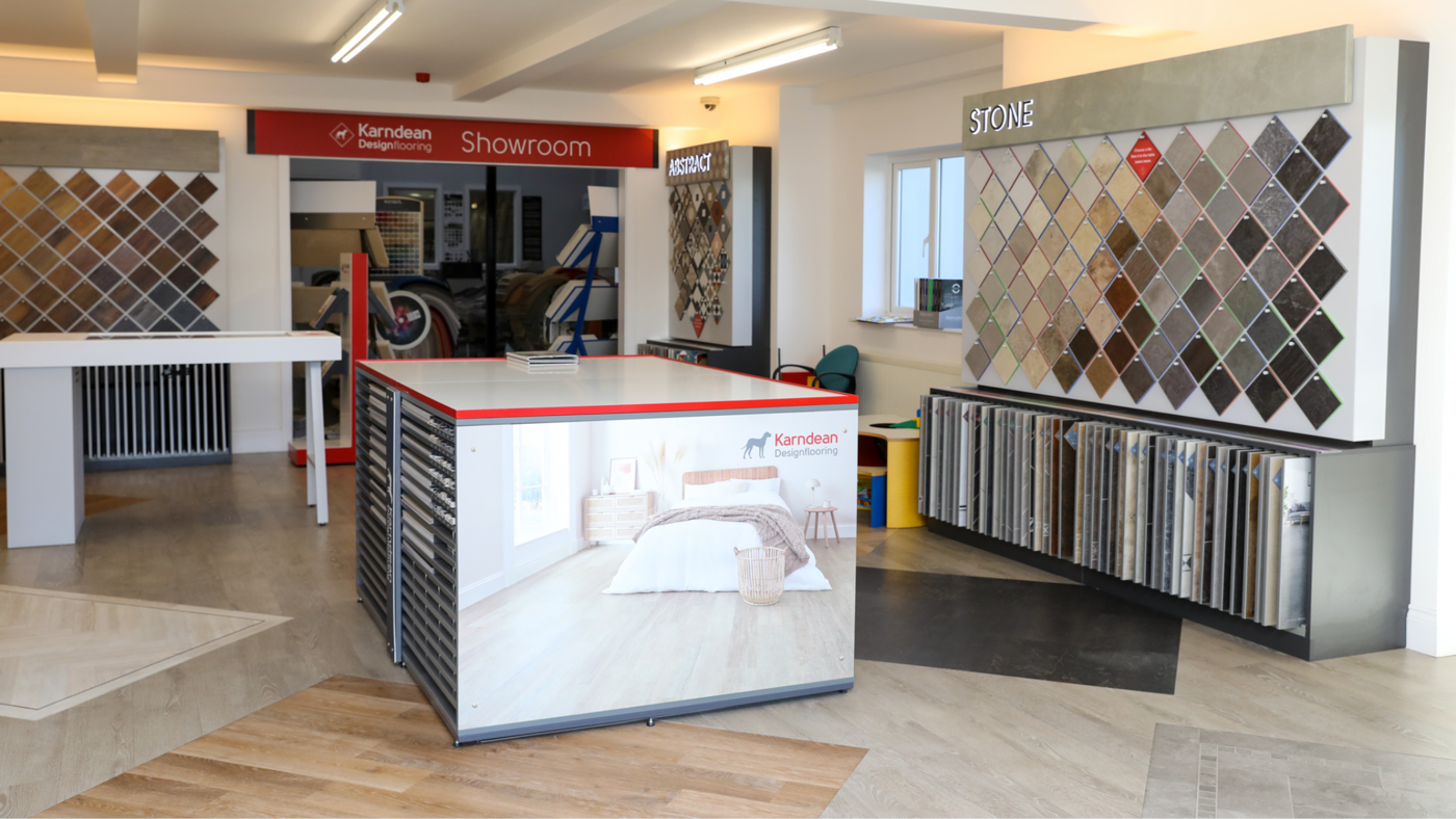 Karndean Designflooring Inspire Studio in Magic Carpets showroom