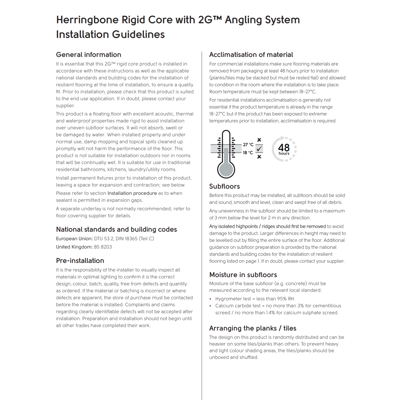 How to install Karndean Designflooring herringbone rigid core LVT flooring - installation guide