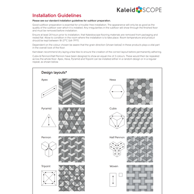 How to install Karndean Designflooring kaleidoscope LVT flooring - installation guide