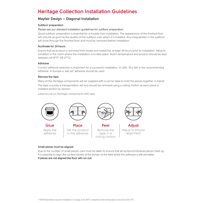 How to install Karndean Designflooring Heritage Mayfair LVT flooring - installation guide