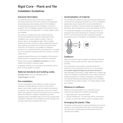 How to install Karndean Designflooring rigid core LVT flooring - installation guide