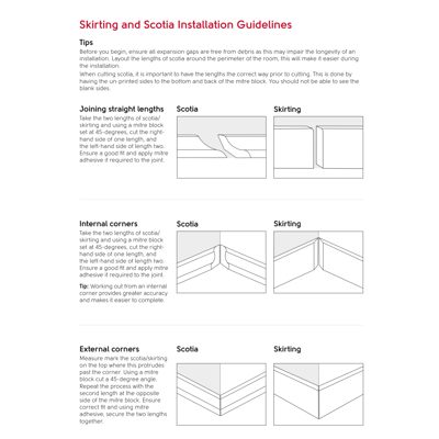 How to install Karndean Designflooring skirting and scotias LVT flooring - installation guide