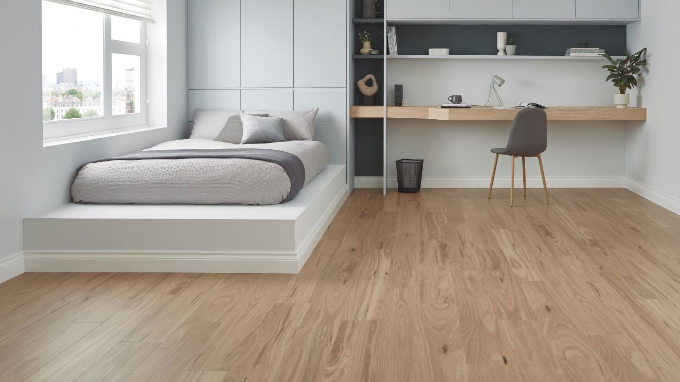 bedroom inspiration luxury vinyl wood look flooring 