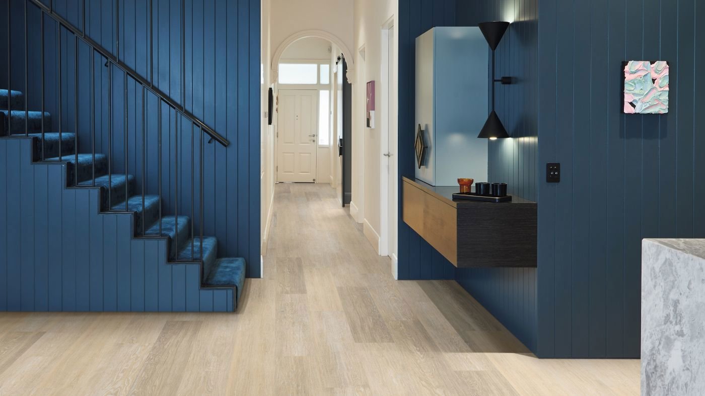 hallway inspiration luxury vinyl wood look flooring 