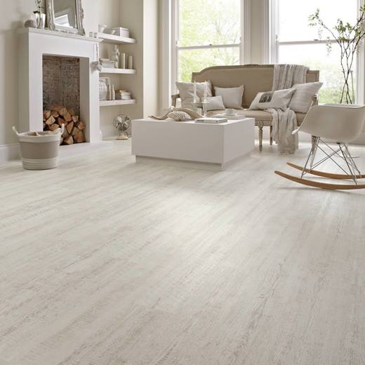 Living room with Knight Tile Rubens KP105 White Painted Oak Pine