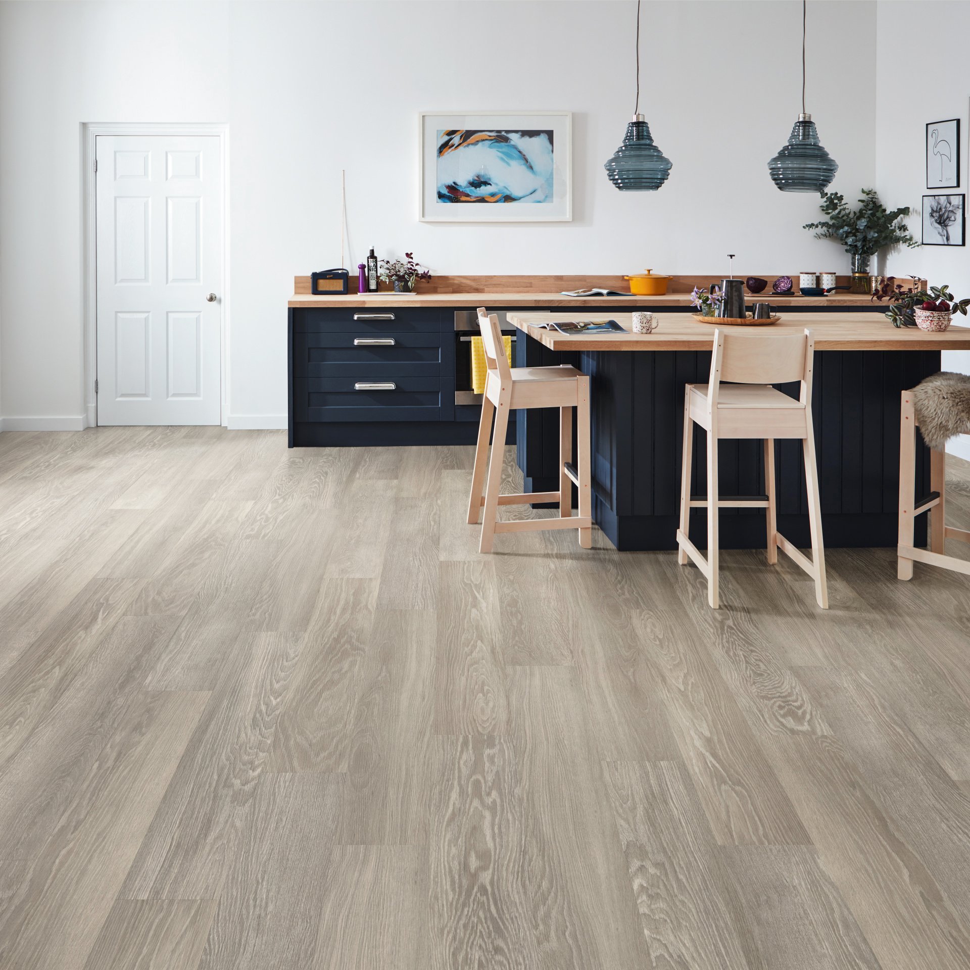 Knight Tile | Grey Limed Oak SCB-KP138-6 |Knight Tile Rigid Core