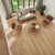 Overhead of a living room with Warm Brushed Oak RKP8215 floors